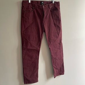 Mens Maroon pants
